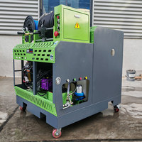 Nettoyeur de canalisations haute pression 27HP, réservoir 500L, double bobine, machine de nettoyage de canalisations 2900PSI