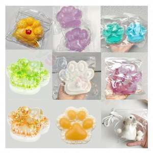 TOYSRUNNER CQ531 2025 New Design Jumbo Size <b>Cat</b> Paw <b>Squishy</b> Toy Sensory Fidget Stress Relief Kawaii Ball Ultra Soft 5 7 Years - Product Image 3