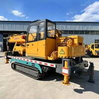 Grue de camion autoportante personnalisable de 10 tonnes avec stabilisateurs hydrauliques et télécommande pour la construction municipale