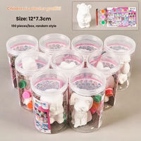 Vente en gros de jolies poupées en plâtre à colorier, à peindre soi-même, pour enfants, artisanat créatif, jouet pour enfants, cadeau créatif