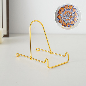 Espositore in Ferro per Ornamenti, Porta Piatti, Ciotole, Vassoi Profondi, Supporto da Tavolo per Esporre Immagini, Libri - Product Image 2