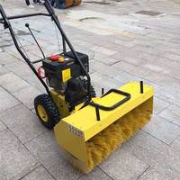 Balayeuse à neige à brosse rotative complète pour le déneigement des routes