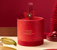 Boîte cadeau en carton rigide/kraft finition mate de couleur personnalisée bijoux de parfum saint valentin date cadeau gaufrage manipulation d'impression