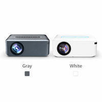 Projecteur LED domestique à commande vocale 1080P Android 9 Wi-Fi double bande pour décodage audio Keystone 8K