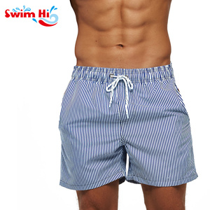 Trajes de Baño para Hombre en Stock, Shorts de Playa de Secado Rápido con Bolsillo, Shorts de Nailon para Surf y Natación - Product Image 1