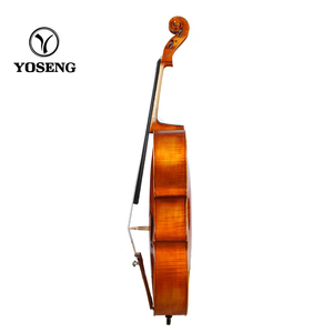 Nouveau <span class=keywords><strong>violoncelle</strong></span> artisanal de qualité OEM, avec table en épicéa et écorce en érable flammé, finition vernie au shellac - Product Image 4