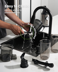 Extractor de Jugos GDOR de Alto Rendimiento y Ahorro de Espacio, Exprimidor Lento de Presión en Frío de 4.3 Pulgadas, Máquina para Hacer Smoothies - Product Image 6