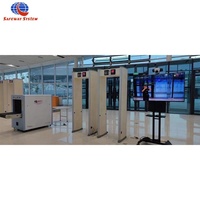 Mesin Pemindai Bagasi Sistem Inspeksi Sinar-X Terlaris AT5030C Penetrasi Panel Baja 34mm Keamanan Tahan Lama 500x300mm