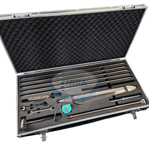 Ensemble de <span class=keywords><strong>tarière</strong></span> de tourbe à poignée Échantillonneur de boue en colonne à piston Échantillonneur manuel de sédiments - Product Image 5