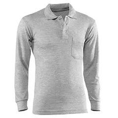 Polo - 613 XS Industrial - Colore: Grigio - Tasca sul petto. Doppia piega. Poliester / Cotone 180 g/m². - Product Image 2