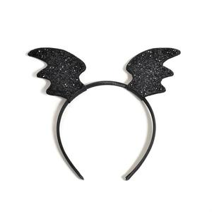 Serre-tête chauve-souris à paillettes pour femmes et filles, accessoires de fête d'Halloween, pinces à cheveux scintillantes avec ailes - Product Image 6