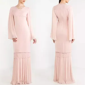Factory Price Islamic Clothing Baju Kurung Jilbab Abaya Elegant Muslim Dress