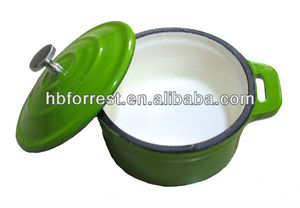 Mini Cocotte <span class=keywords><strong>de</strong></span> <span class=keywords><strong>Hierro</strong></span> <span class=keywords><strong>Fundido</strong></span> Esmaltado, Olla Holandesa, Ramequín para Asar <span class=keywords><strong>Ajos</strong></span> en Horno, para Confitar <span class=keywords><strong>Ajos</strong></span> o Sopas, con Tapas - Product Image 6