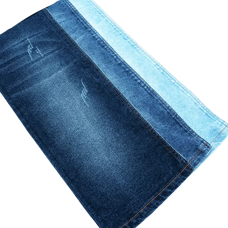 Kot erkekler için Denim kumaşlar giyim pamuk Polyester Spandex iplik streç kumaş şerit kumaş malzemeleri