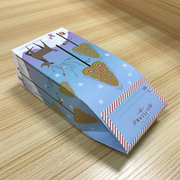 Boîte cadeau de Noël pour fruits avec papier kraft et matériaux recyclés - Taille personnalisable
