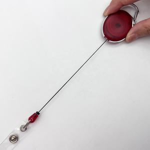 Рекламный Пользовательский логотип, овальная пряжка йо-йо, легко тянуть пряжку, медсестра, держатель для удостоверения личности, значок на заказ, катушка с выдвижной веревкой - Product Image 5