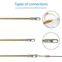 Tire-câble électrique en acier de 5m/10m, type serpentin, pour conduits et fils