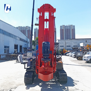 Высококачественная буровая установка для фотоэлектрических солнечных проектов, гусеничный сваебойный станок для солнечных электростанций - Product Image 5