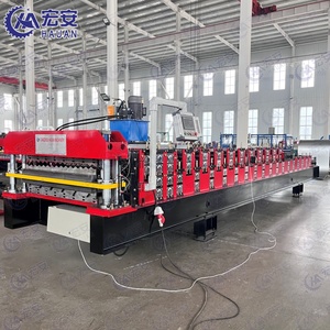 Máquina Automática Confiable de Doble Capa para Formar Rollos de Tejas con Motor PLC, Bomba y Caja de Cambios para Proyectos de Techado a Gran Escala (380V) - Product Image 6