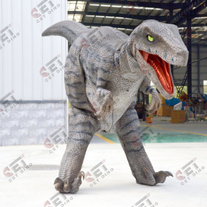 Costume de dinosaure réaliste fait main de haute qualité <span class=keywords><strong>Jurassic</strong></span> <span class=keywords><strong>World</strong></span> avec jambes cachées pour l'aventure - Product Image 2