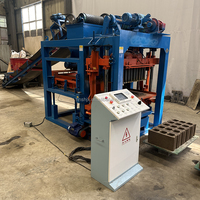 Machine à fabriquer des blocs creux en ciment 4-25, machine à mouler des briques, hautement efficace, sans cuisson, automatique, 380V/220V, marque Shihang