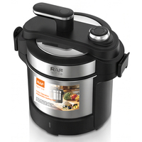 Olla Eléctrica RAF Countertop Swallow Maker R.7444 850W 6.0L con Tiempo de Cocción Ajustable y Asa Superior para Preparación Diaria de Comidas en el Hogar, Fácil de Limpiar