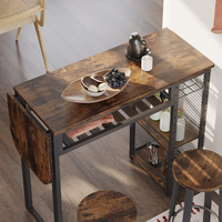 Table basse rectangulaire haute JBZ-8, table de bar étroite et longue, table de salle à manger, station de recharge, comptoir, table de bar haute