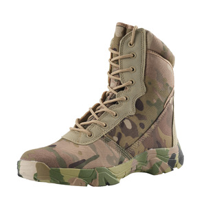 Bottes tactiques de camouflage SFB55 pour hommes, bottes de randonnée et de chasse à tige haute, bottes de travail renforcées, légères et confortables - Product Image 3