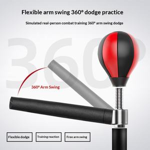 Ballon de boxe en PU pour adultes et enfants avec cible verticale rotative pour l'entraînement à la boxe à domicile - Product Image 3