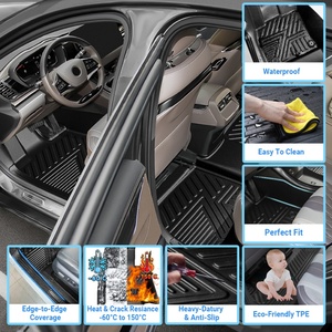 Tapis de voiture 5D en TPE de qualité supérieure, accepté par KQD OEM, pour Ford Transit 2023, luxe, antidérapant, 3 pièces - Product Image 5