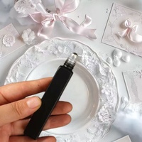 Flacons de parfum roll-on en verre dépoli coloré 10 ml, vides, avec bille roulante en acier inoxydable et bouchons en plastique pour huiles essentielles