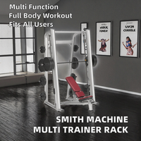 Machine d'exercice de fitness Smith pour la maison et le commerce - Rack à squats complet en fer forgé