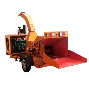 Máquina picadora de madeira 150mm PTO triturador montado em trator