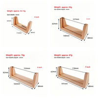 Support d'affichage LED en bois massif en forme de U, 7 pouces, à luminosité réglable, alimenté par USB, pour cadre photo en acrylique – Nouveauté !