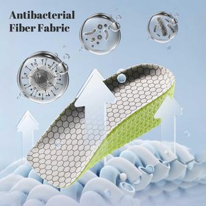 Semelles rehausseuses unisexes 15 mm 25 mm 35 mm en mousse à mémoire de forme avec soutien de la voûte plantaire, respirantes, orthopédiques pour baskets - Product Image 4