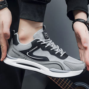 В наличии оптом: модные кроссовки на шнуровке, повседневная спортивная обувь для мужчин, белые кроссовки для бега - Product Image 5