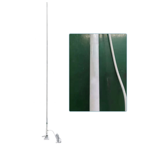เสาอากาศวิทยุ VHF สำหรับเรือ ขนาด 2400 มม. กำลังขยาย 6dB ความถี่ 156.8MHz เสาอากาศไฟเบอร์กลาสสำหรับเรือ - Product Image 1