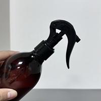 30ml 60ml 100ml 250ml 300ml 500ml Flacon pulvérisateur à gâchette noir blanc Flacon à paille avec pompe à gâchette en bambou