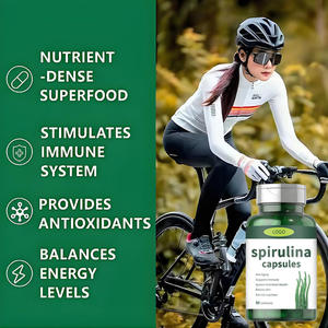 Groothandel Bulk Gezondheidsvoordelen Biologische Groene Spirulina Tabletten Softgel Zachte Capsules Afslankende Spirulina Capsules Prijs - Product Image 4