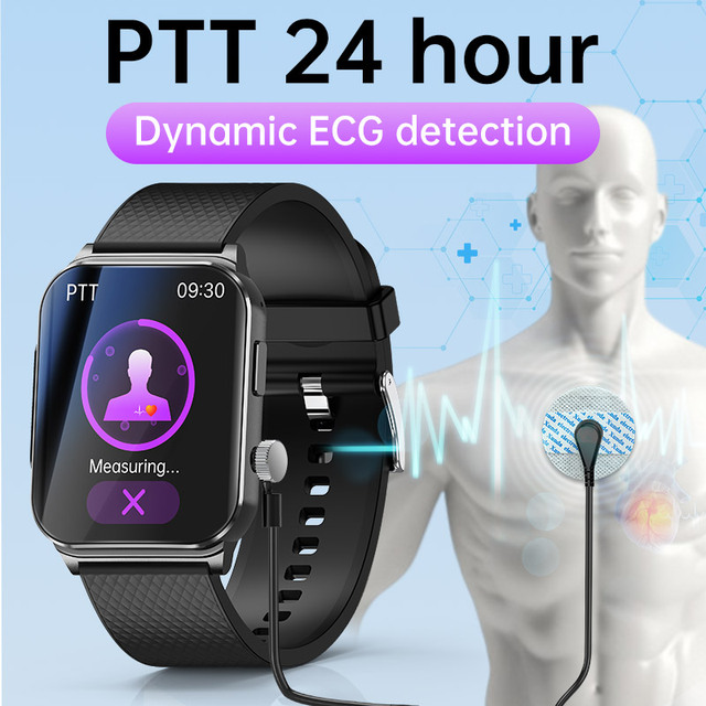 2026 New EP03 Pro Smartwatch PTT ECG Monitor & EDA Stress Test AI Health Analysis Fitness Tracker with BT Calling