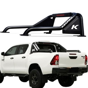 Barra Antivuelco LE-STAR 4X4 con Cierre Suave para Puertas RB01 para Toyota <span class=keywords><strong>Hilux</strong></span> 2016-2021, <span class=keywords><strong>2</strong></span> Años de Garantía, Diseño Deportivo, Tamaño Personalizado - Product Image 4