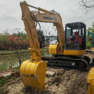Mini pelleteuse Komatsu PC78US de 20 tonnes d'occasion avec composants centraux-Moteur et boîte de vitesses de marque japonaise - Product Image 3