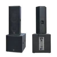 Sistema de alto-falante da classe d de áudio, alimentado por uso externo, sistema ativo do pa com 5000 watts dsp, módulo de amplificador digital