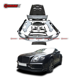For Bentley Continental GT Body Kit MSY Style Half Carbon Fiber Front Rear Bumper Main Grill Fender <b>Engine</b> <b>Hood</b> Car Bodykit - Product Image 6