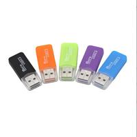 Harga Grosir Murah Pembaca Kartu USB 2.0 Eksternal Mendukung Kartu SD/TF 480Mbps Kecepatan Tinggi Kinerja Terbaik
