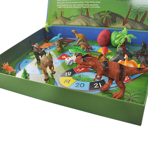 Navidad educativos de cuenta regresiva de tablero de juego de <span class=keywords><strong>caja</strong></span> de regalo de plástico de <span class=keywords><strong>dinosaurios</strong></span>, conjunto de juguete de calendario de adviento de la <span class=keywords><strong>caja</strong></span> de Juguetes - Product Image 5