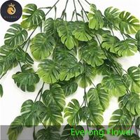 Plantes de vigne artificielles Monstera suspendues Real Touch Home Festival Décoration de fête de mariage