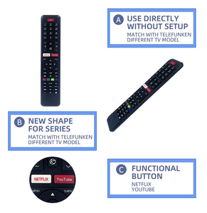 ZY44102 controlador remoto Bluetooth EN3X39H para TELEFUNKEN VESTEL <span class=keywords><strong>BEKO</strong></span> LED LCD Smart TV con precio de fábrica - Product Image 4