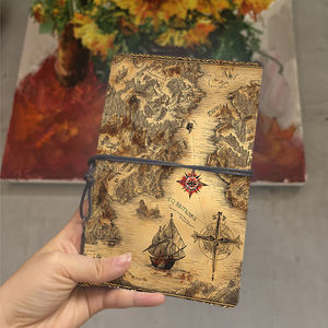 A6 Rétro Agenda Quotidien Épais Rétro Jaune Papier Pages Vierges Excellent Cadeau de Réunion Souvenir de Noël Onboarding Schedule P - Product Image 1