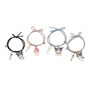 LC20240409 venta al por mayor moda hecha a mano cuerda niños pareja magnética pulseras conjunto - Product Image 6